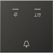 Jung - Abdeckung/Bedienelement für Installationsschalterprogramme Hotelwippe Außenstelle AL CU KO5 M AN Nicht stören+Klingel