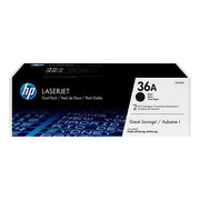 HP - Verbrauchsmaterial für Telefax/Drucker/MFC Lasertoner Doppelpack 36A (VE2) sw 2x2000Seiten,schwarz