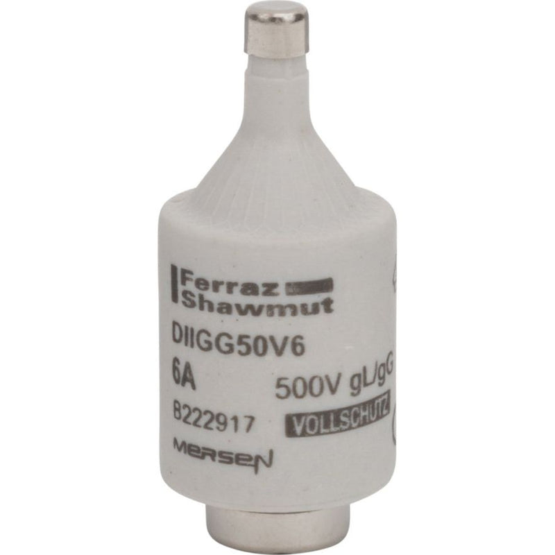 Mersen - D-Sicherungseinsatz DIIGG50V6 gG DII, 6A/AC500