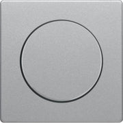 Berker - Abdeckung/Bedienelement für Installationsschalterprogramme Zentralstück alu/lack 11376084 Knopf für Drehdimmer
