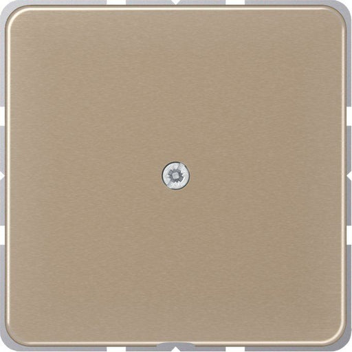 Jung - Einsatz/Abdeckung für Kommunikationstechnik Leitungsauslass gold brz CD 590 A GB mit Zugentlastung