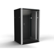Enoc - Netzwerkgehäuse Wandschrank 18HE 2tlg. sw W2 18-65-S 19"600x500x934mm