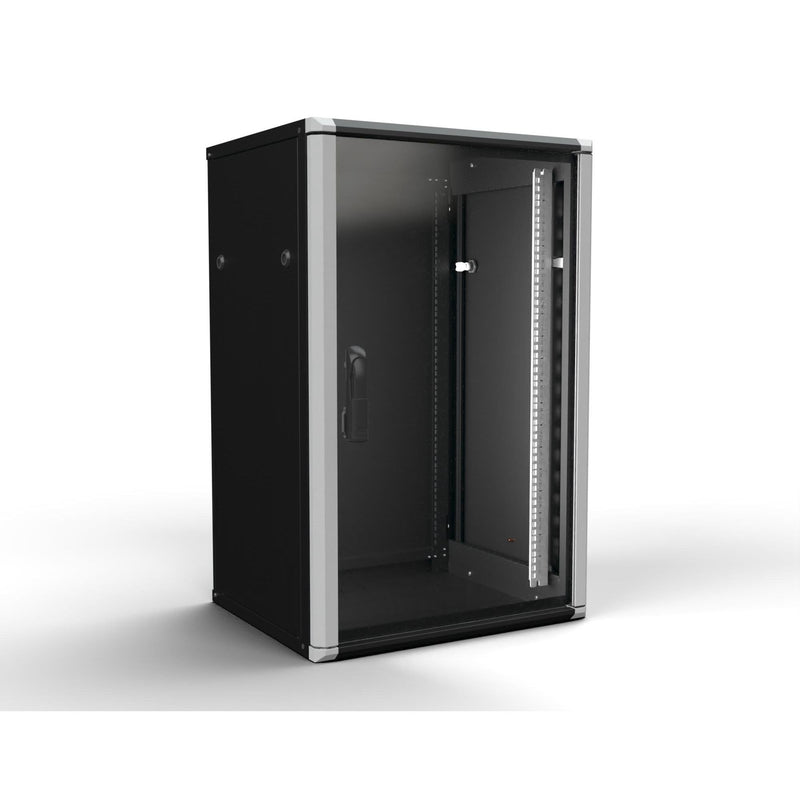 Enoc - Netzwerkgehäuse Wandschrank 18HE 2tlg. sw W2 18-65-S 19"600x500x934mm
