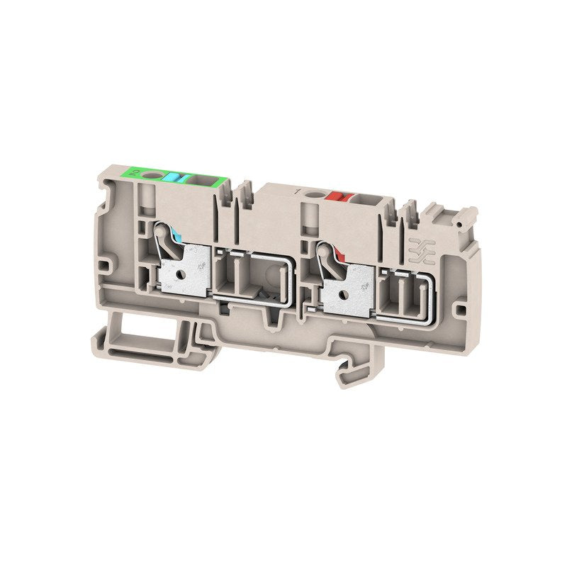 Weidmüller - Durchgangs-Reihenklemme Einspeiseklemme AAP13 6 FE-LO 6qmm, 250V, 41A − 20 Stück