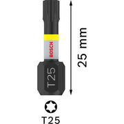 Bosch - Bit PRO Impact Bit, T25 2608522475 25 mm, 2-tlg