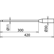 DEHN - Zubehör/Ersatzteile für Sicherheitsgeräte Prüfsonde PSO M8 PHE 3...24kV m. M8