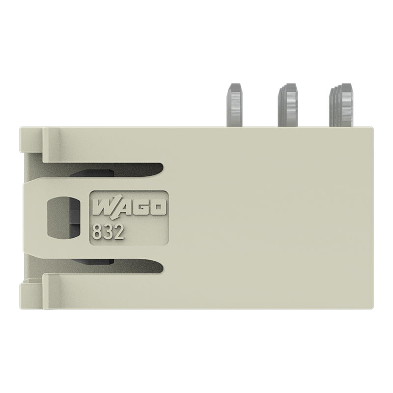 WAGO - Leiterplattensteckverbinder THT-Stiftleiste Lötstift 832-3644 1,2x1,2,abgew.,lgr − 20 Stück