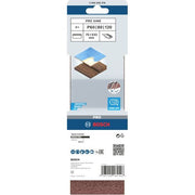 Bosch - Schleifpapierset PRO X440 Schleifband, 75 x 2608606078 533 mm G60 G80 G100