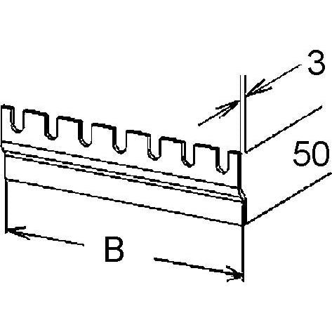 Niedax - Kabelrinne GFK-Kabelrinne KR 110.400
