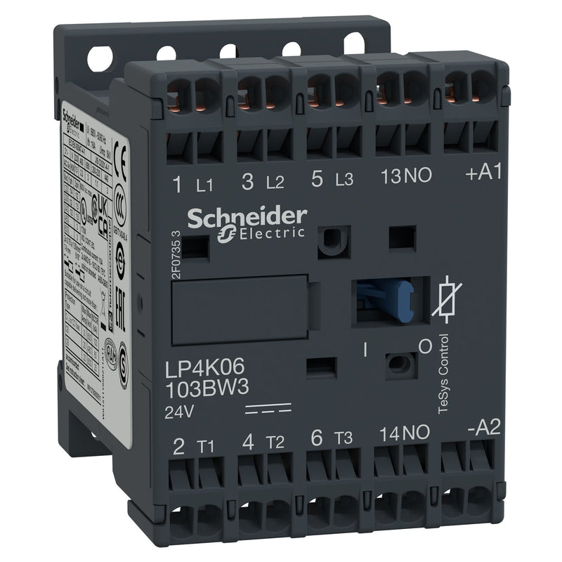 Schneider Electric - Leistungsschütz zum Schalten von Wechselstrom Leistungsschütz LP4K06103BW3 3-polig, 1S