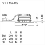 Zumtobel Group - Downlight/Strahler/Flutlicht LED - Downlight PANOS R  #62927750 940