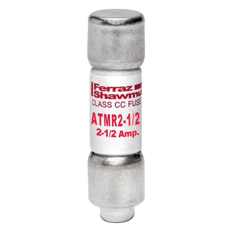 Mersen - Zylindrische Sicherung Sicherungseinsatz Class CC ATMR2-1/2 F 10x38 2,5A − 10 Stück