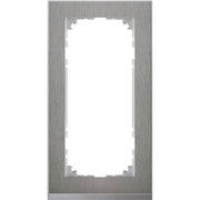 Merten - Abdeckrahmen Decor-Rahmen 2-fach MEG4025-3646 Edelstahl/aluminium