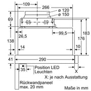 Bosch - Dunstabzugshaube Flachschirmhaube DFL094A51 Serie4