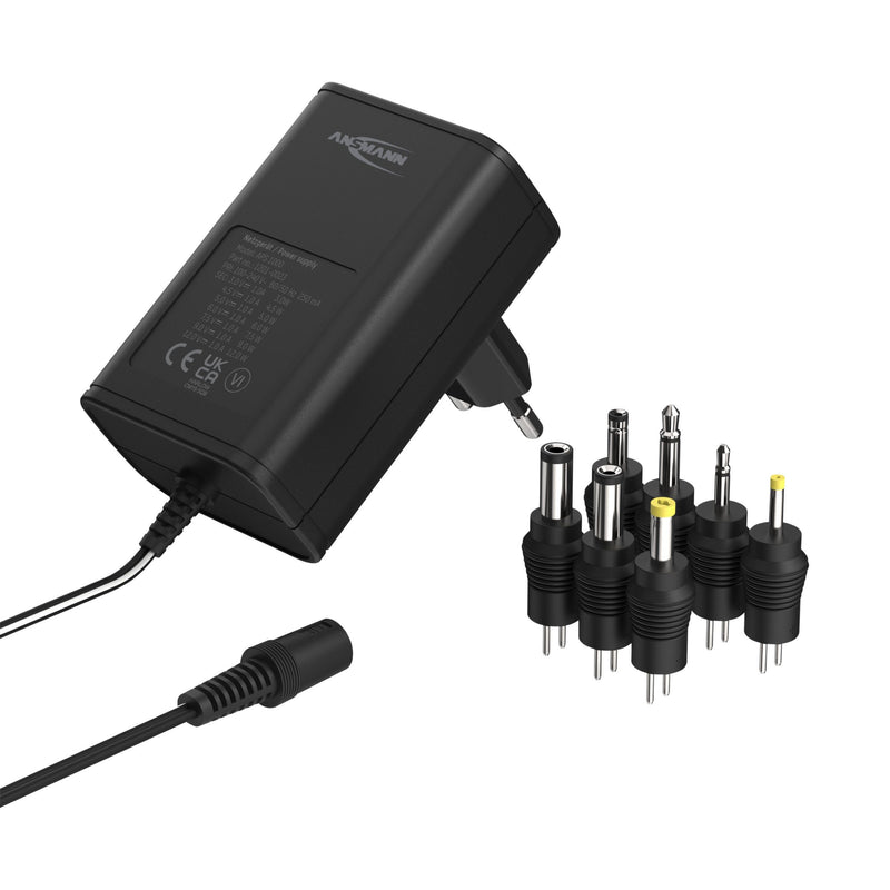 Ansmann - Netzgerät für Unterhaltungselektronik universal-Netzteil APS 1000 3-12VDC,max.1000mA