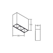 Brumberg Leuchten - Decken-/Wandleuchte LED-Wandleuchte 60110103 3000K graphit IP54