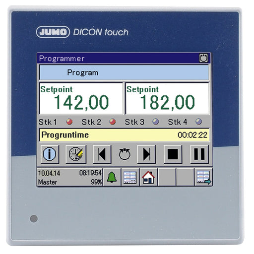Jumo - Temperaturüberwachungsgerät Prozess-/Programmregler 00607044 zweikanal JUMO DICON − 1 Stück by Jumo
