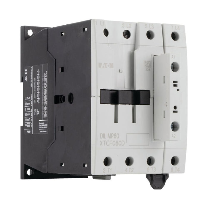 Eaton - Leistungsschütz zum Schalten von Wechselstrom Leistungsschütz DILMP80(RDC24) 80A/AC-1,DC,4p  − 1 Stück
