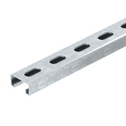 OBO Bettermann - Stiel/Profilschiene Profilschiene MS4121P3000FS gelocht,Schlw. 22mm − 3 Meter