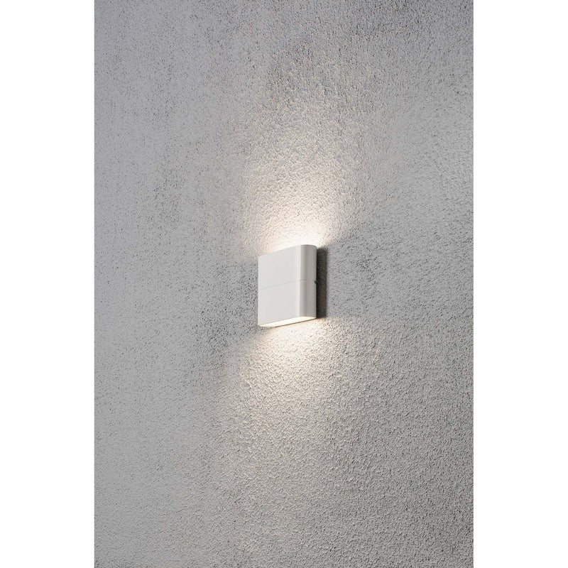 Gnosjö Konstsmide AL - Decken-/Wandleuchte LED-Wandleuchte 7972-250 weiß, alu