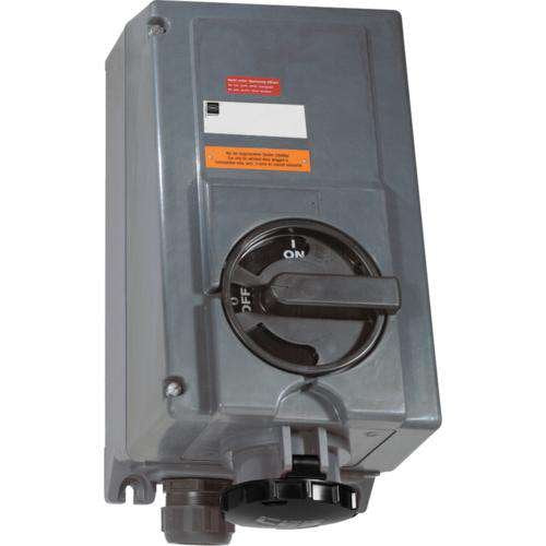 Stahl - Explosionsgeschützte CEE-Steckdose (IEC 60309) Wandsteckdose 125 A 8581/31-407 schwarz 7h