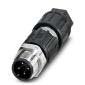 Phoenix Contact - Rundsteckverbinder, feldkonfektionierbar (Industriesteckverbinder) Sensor-/Aktor-Steckverb. SACC-M12MS #1440753 4-pol.St.gerade M12