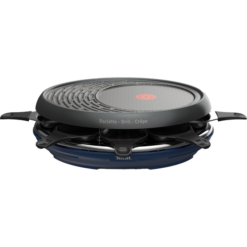 Tefal - Raclette Raclette-Grill +Crepe RE 3104 sw/bl 3in1 − 2 Stück