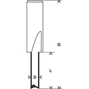 Bosch - Fräser Nutfräser Expert for Wood, 2608629355 Voll-Carbide 8 mm D1