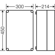 Hensel - Leergehäuse Mi 0310 450x300x214mm