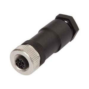 Ipf Electronic - Rundsteckverbinder, feldkonfektionierbar (Industriesteckverbinder) Kabeldose, gerade, VK004024 Selbstkonfektionierb