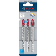 Bosch - Stichsägeblatt PRO Plastics PVC clean 2608667445 T102H Stichsägeblatt