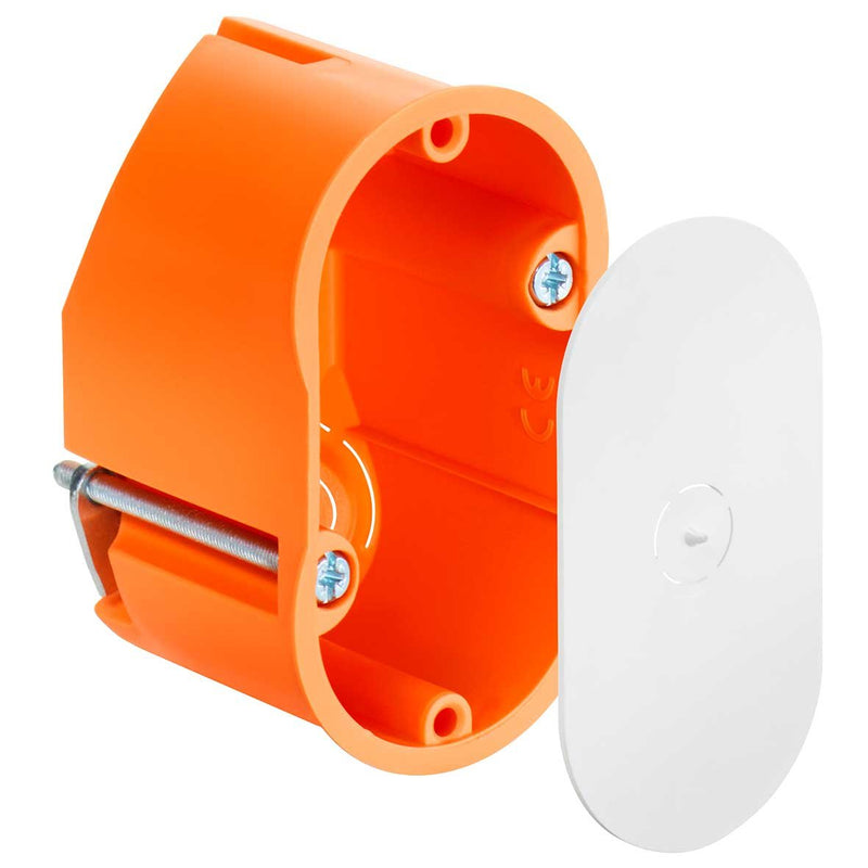 Kaiser - Dose, Gehäuse für Montage in der Wand/Decke Anschlußdose 9148-00 65x35mm
