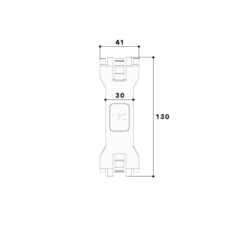 GGK - Kabelhalteklammer für Leitungsführungskanal Kabelhalteklammer 150 KHK 150 f.Insta.kanal-System − 2 Stück