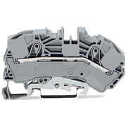 WAGO - Durchgangs-Reihenklemme Ersatzeinspeiseklemme 2016-7611 16 mm²,12 mm,grau − 20 Stück