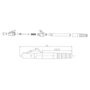 EFB-Elektronik - LWL-Steckverbinder LC/MMC Stecker 53233.8