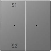 Merten - Abdeckung/Bedienelement für Installationsschalterprogramme Wippe f. Tastermodul 2f. MEG5226-6036 Szene1/2 blank eds