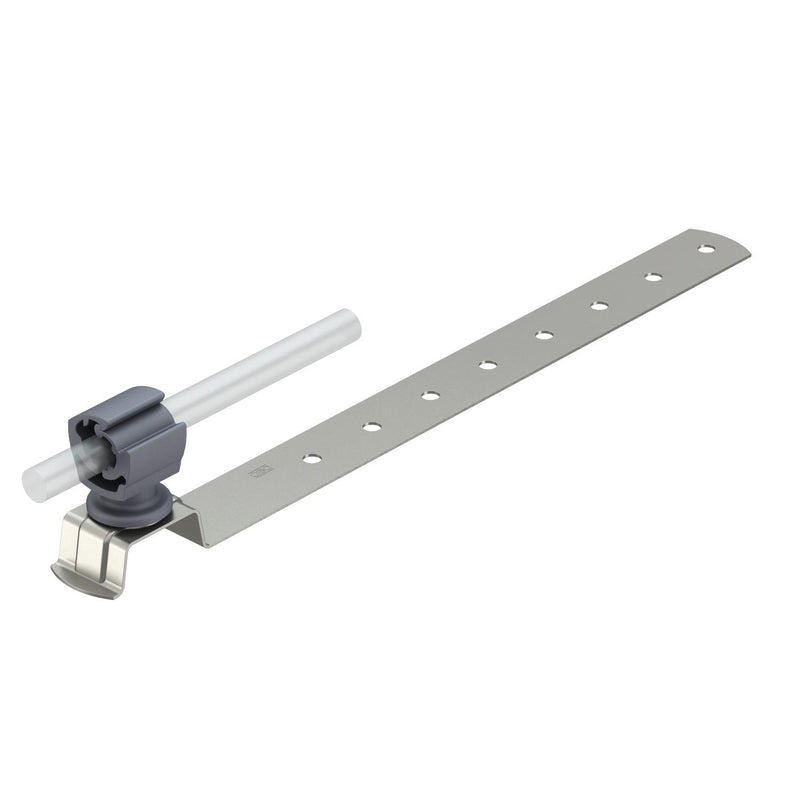OBO Bettermann - Dachleitungshalter für Blitzschutz Dachleitungshalter 157 FK-VA 280 280mm V2A − 20 Stück