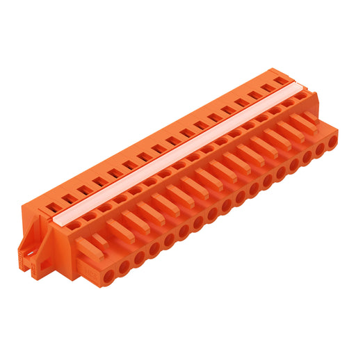 WAGO - Kabelsteckverbinder für Leiterplattensteckverbinder 1-Leiter-Federleiste 231-317/027-000 CAGECLAMP,2,5mm²,or − 10 Stück
