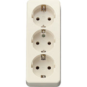 Jung - Mehrfachsteckdose Tischsteckdose 3-fach 10 S 23 LA 16A 250V o.Zugentla