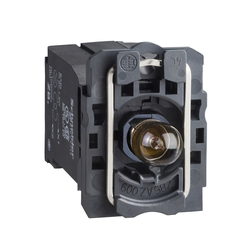 Schneider Electric - Lampenfassungsblock für Befehls- und Meldegeräte Lampenfassung ZB5AV8 Glühl. BA9s,440-480V