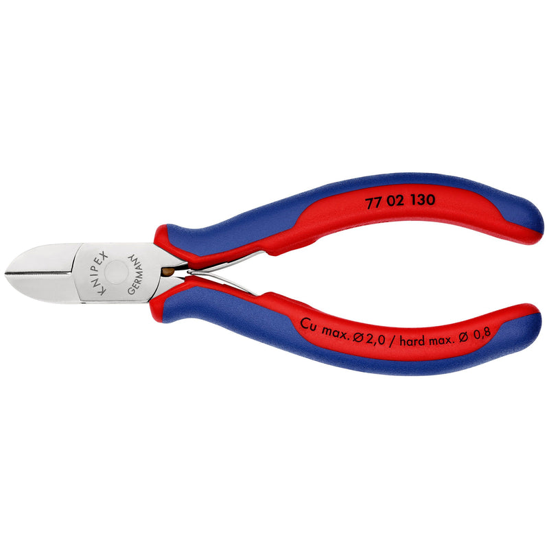 Knipex - Seitenschneider Elektronik-Seitenschneider 77 02 130 spiegelpoliert,130mm
