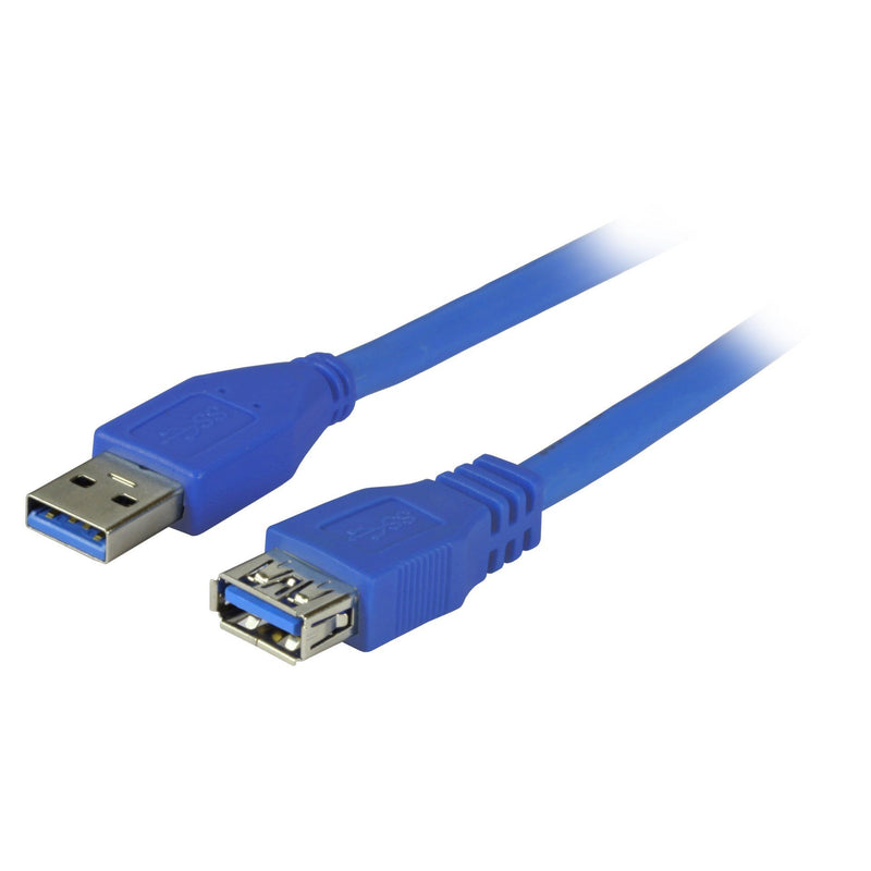 EFB-Elektronik - PC-Kabel USB-Verlängerung A-A K5237.1,8 1,8m USB 3.0 schwarz