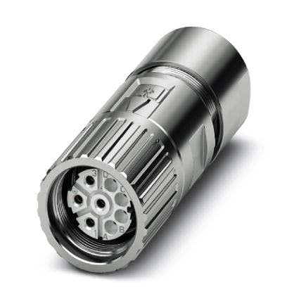 Phoenix Contact - Rundsteckverbinder, feldkonfektionierbar (Industriesteckverbinder) Kabelsteckverbinder M23-7ES198A8L23