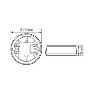 ESYLUX - Zubehör/Ersatzteile für Bewegungsmelder BASIC MOUNTING BOX EB10423147