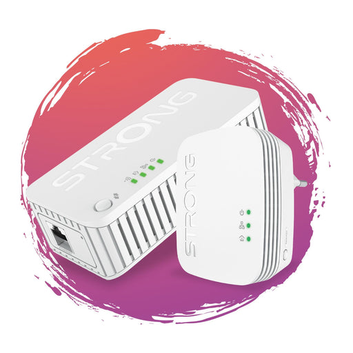 Strong - Netzwerkadapter Powerline Kit mit 3 POWERLWF1000DUOMINI 1000 Mini-Adapter