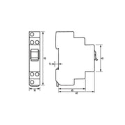 Doepke - Schalter für Reiheneinbau Steuerschalter RSS 016-300