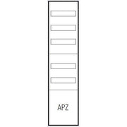ABN - Verteilerfeld für Installationsverteiler Verteilerfeld VA17 1V 1APZ 250x300mm