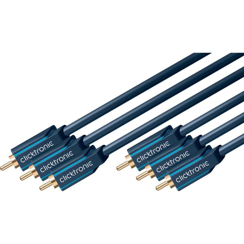 Clicktronic - Konfektioniertes A/V-Kabel YUV-Komponentenkabel 70427 10m