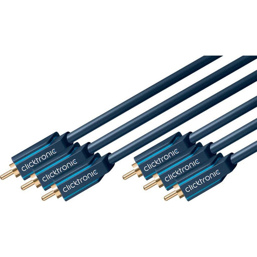 Clicktronic - Konfektioniertes A/V-Kabel YUV-Komponentenkabel 70427 10m