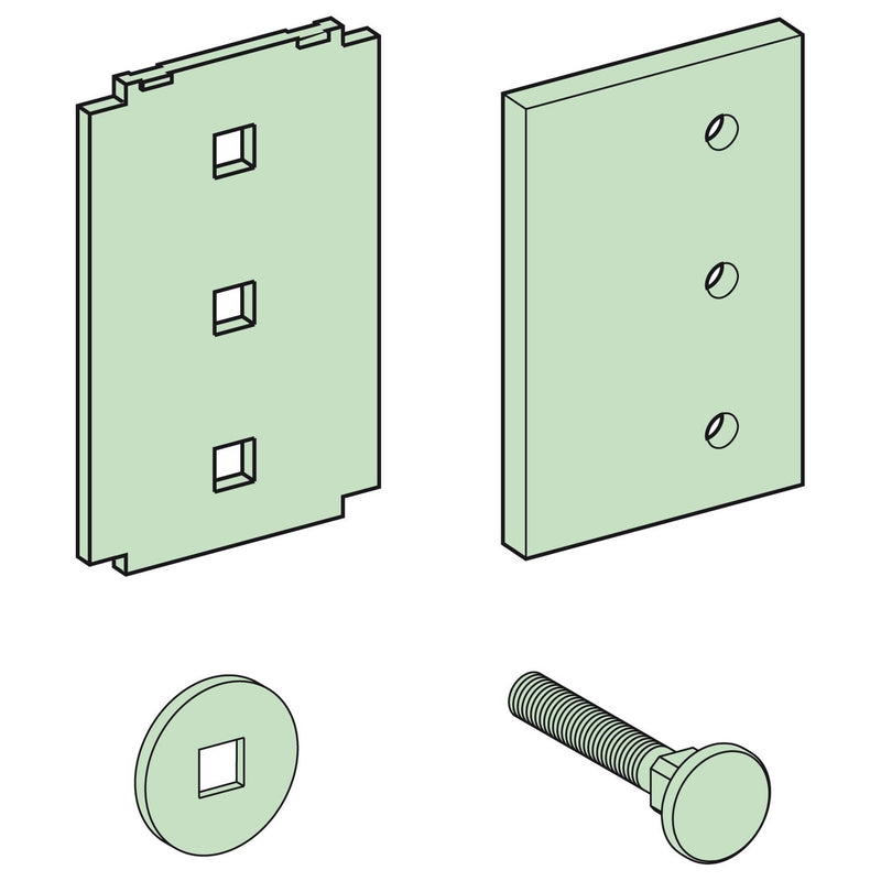 Schneider Electric - Sammelschienenverbinder PrismaSeT-P, Linergy BS LVS04643 Verbindung,horizonta − 1 Stück